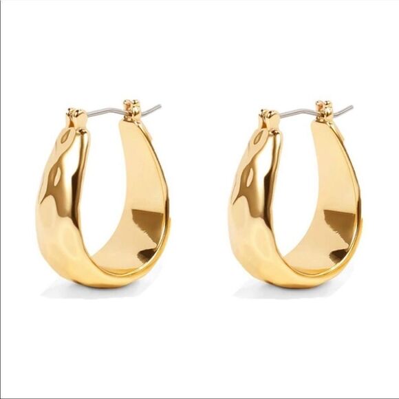 ✨Gold Chunky Hoop Earrings - Picture 1 of 6